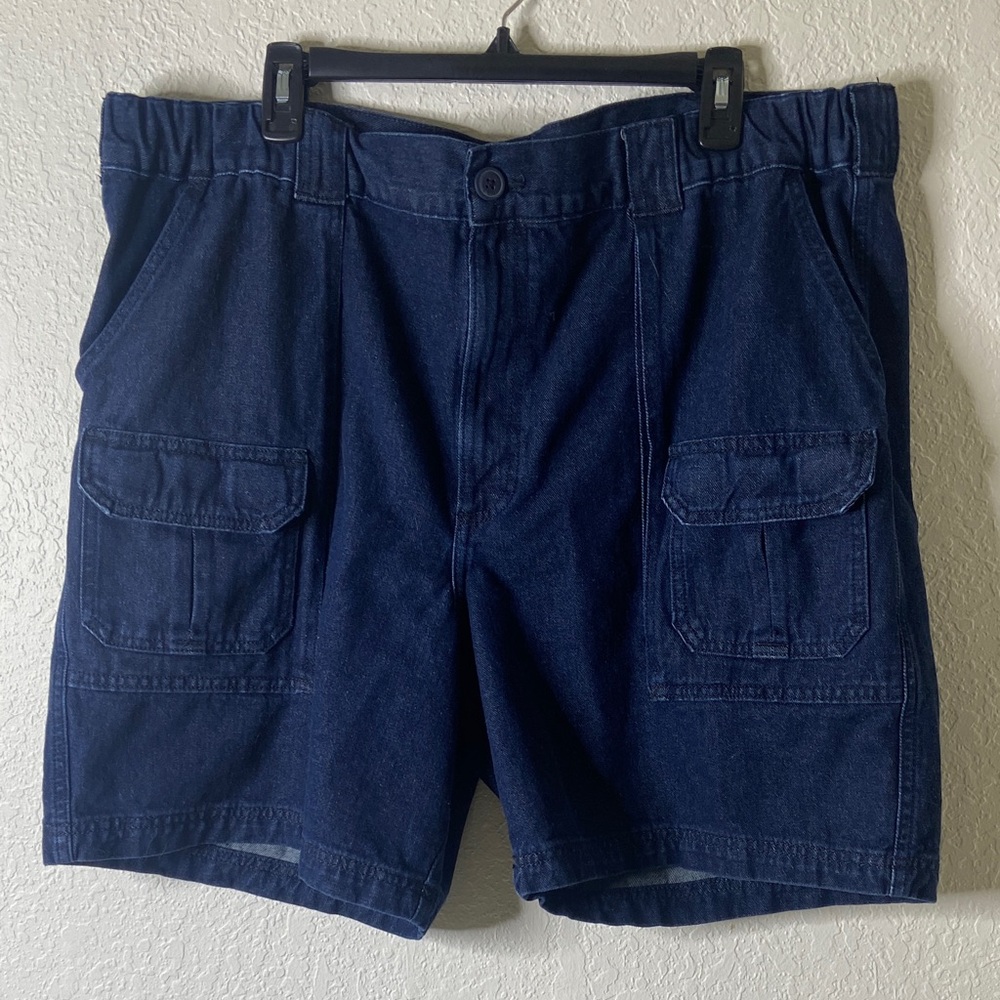 Lee Men's Dark Blue Cargo Shorts